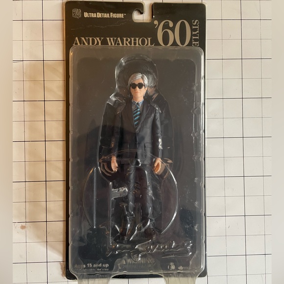 Figurine Andy Warhol Medicom Toy – RAH Real Action Heroes – 1/6 30cm MISB